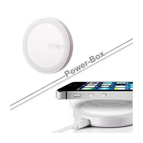 OTAO White 0.98cm Thinnest in the World QI Charger Pad for Samsung