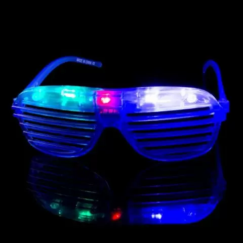 Blue 2025 led sunglasses