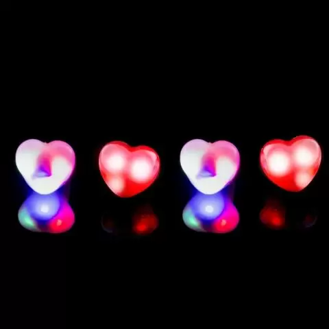 Finger heart discount shaped night light