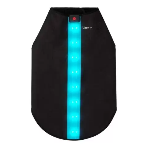 Light up dog jacket top