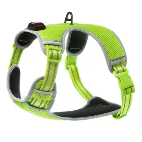 Flashing dog harness top