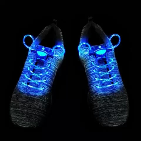 Led Flashing Light Multi Color Party Dancing Hip-Hop Lithium Battery Shoe Laces 