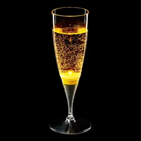Light up deals champagne glasses