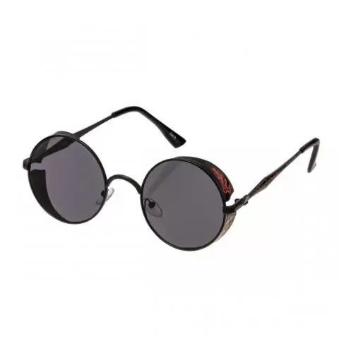 Round deals black goggles