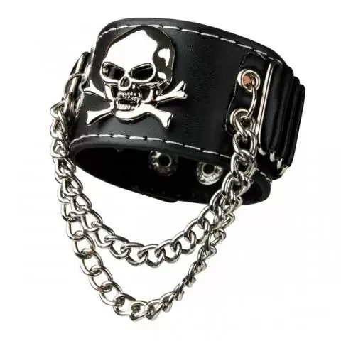 Alchemy Gothic Pirate Princess Leather Strap A97  Bracelets from Hillier  Jewellers UK