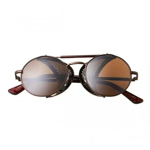Round goggle sunglasses hotsell