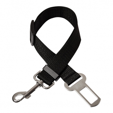 Ultra Black Dog Seat Belt Adjustable Pet Car Seatbelt Dog Harness Safety Leads Cat Vehicle Travelling Leash 40cm to 53cm Dog Seat Belt for Car Dog