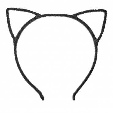 Black Fuzzy Cat Ear Head Band Cat Headbands For Women Adults or Children Cute Animal Ears Black Leopard Ears Cat Headbands Ears