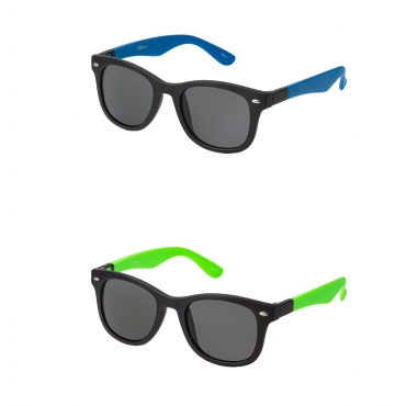 Clix Blue and Green Dual Frames Adults Classic Sunglasses with Changeable Arms Mens Womens UV400 Glasses Retro Vintage Eyewear Shades
