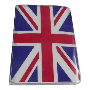 Great British Flag Travel Passport Card Holder Pouch Cover Artistic Print Passport Holder Cover For Men and For Women Thin Slim Holder Passport Holder Novelty Design