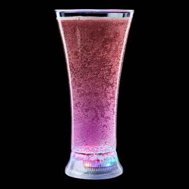 Water Activated Liquid Activated LED Drinking Glasses Flashing Glass Light Up 375ml Multi Coloured Novelty Tumbler Wedding Induction Reusable LED Light Drinking Water Glasses Cocktail Glasses