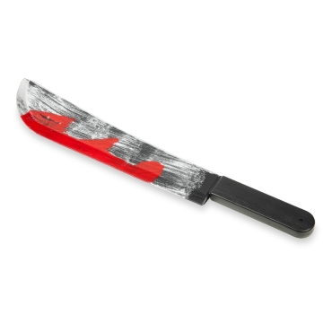 Ultra Large Slayer  Machete Halloween Plastic Prop Weapons Fancy Dress Fake Bloody Fake Blood on Plastic Machete Halloween Slasher Knife Machete Toy Knife Cleaver Halloween Toys Realistic
