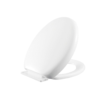 Ultra White Toilet Seat Soft Close Toilet Seat White Oval with Soft Close Hinges Quick Release Button for Cleaning Bottom Fixing Self Closing Toilet Seat Adjustable Plastic Toilet Seat Hinges Lid