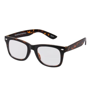 Tiger Print Childrens Classic Clear Lens Glasses Fames Fake Glasses Frames with Lenses for Fancy Dress World Book Day Boys Girls Nerd Glasses Geek Hipsters Style Kids Dress Up Costume Glasses