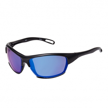 Black Frame Blue Lenses Frame Childrens Wraparound Sports Style Sunglasses UV400 Protection Boys Girls Kids Shades UVA UVB Glasses Durable Frame Unisex Suitable for Ages 3 to 9 years