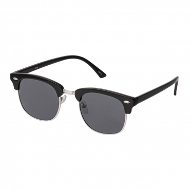 Ultra Adults Black Half Rimmed Classic Mens Womens Sunglasses Retro UV400 Rimmed Fashion Glasses Shades Eyewear Rivet Horn Rimmed Unisex