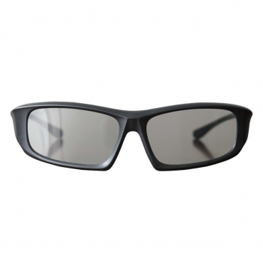 Packs of 1 to 5 G61 Black Adults Passive 3D Glasses in a wraparound style for Passive TVs Cinema and Projectors such as RealD Toshiba LG Panasonic