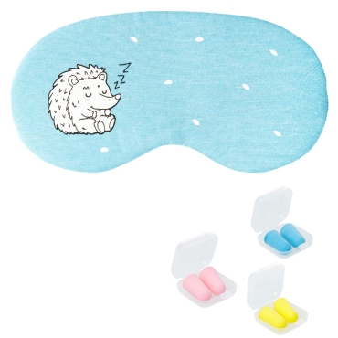 Hedgehog Plush Sleep Eye Masks Animal Mask Detachable Reusable Ice Pack Hot Cold Gel Compress for Tired Puffy Eyes Travel Sleeping Men Women Children