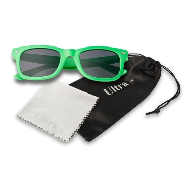 Ultra Light Green Childrens Sunglasses Classic Kids Glasses UV400 UVA UVB Protection Girls Boys Retro Fashion Shades Unisex Suitable for Ages 3 to 10 years