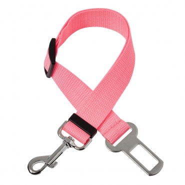Ultra Pink Dog Seat Belt Adjustable Pet Car Seatbelt Dog Harness Safety Leads Cat Vehicle Travelling Leash 40cm to 53cm Dog Seat Belt for Car Dog