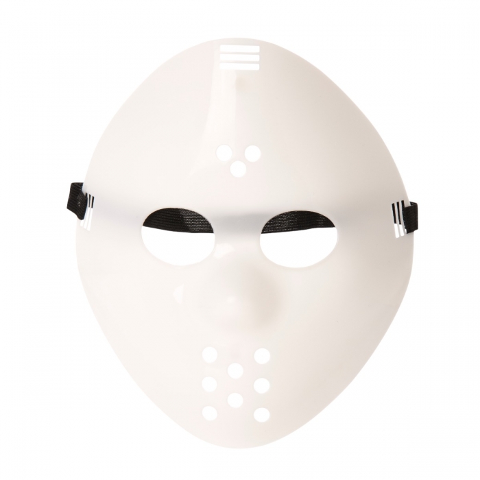 Ultra Original White Adults Mask Halloween Killer Mask Hockey Mask Festival Hacker Masks Fancy Dress Costume