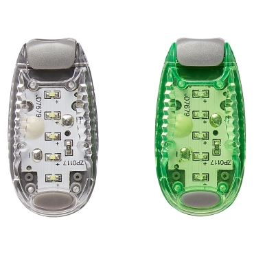 LED Safety Lights Clip On Flashing Strobe Light High Visibility for Running Jogging Walking Cycling for Kids Dog Bicycle Bike Lights Helmet Light Tail Light Hi Vis Armbands Running-1 White 1 Green Pack