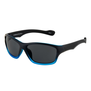 Ultra Black and Blue Childrens Wraparound Sports Style Sunglasses UV400 Protection Boys Girls Kids Shades UVA UVB Glasses Durable Frame Unisex Recommended Age 3 to 10 Years