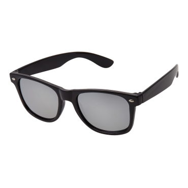 Ultra Adults Retro Classic Style Sunglasses Black Frame Silver Mirrored Lenses UV400 Protection Rimmed Eyewear Mens Womens Unisex Shades