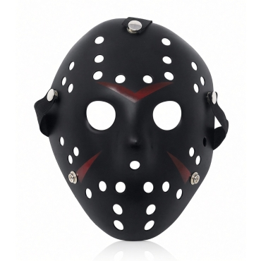 Ultra Black Adults Mask Halloween Killer Mask Hockey Mask Festival Hacker Masks Fancy Dress Costume vS Cosplay Horror Mens Womens Halloween Scary Face Mask Adult Masks Childs Masks