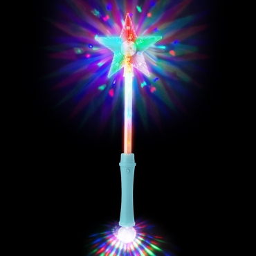 Blue Light Up LED Wands Star Light Flashing Wand Fairy Light Princess Toys Premium Magic Wand Kids Light Up Star Wand Ideal Party Favours