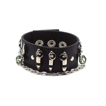 Bullets with Scorpions Goth Steampunk Bracelet Emo Punk Cyber Wrist Cuff Mens Womens Wristbands Biker Rock Gothic Style Adult