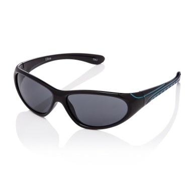 Black and Blue Frame Childrens Wraparound Sports Style Sunglasses UV400 Protection Boys Girls Kids Shades UVA UVB Glasses Durable Frame Unisex Suitable for Ages 3 to 9 Years