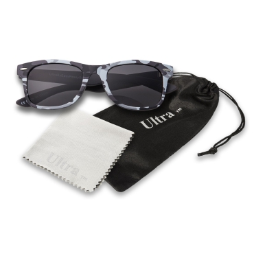 Ultra Grey Camouflage Childrens Sunglasses Classic Kids Glasses UV400 UVA UVB Protection Girls Boys Retro Fashion Shades Unisex Suitable for Ages 3 to 10 Years