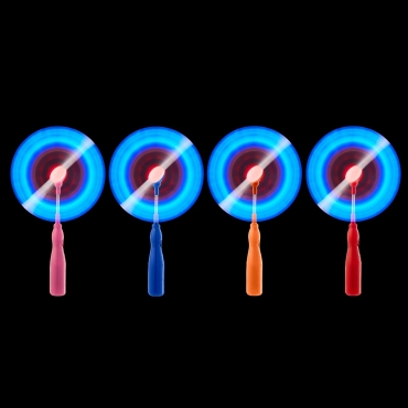 Mixed LED Swivel Fans Wand LED Windmill Spinners Light Up Flashing Spinning Swivel Fan Light Childrens Windmill Spinning Light Toy Light Up