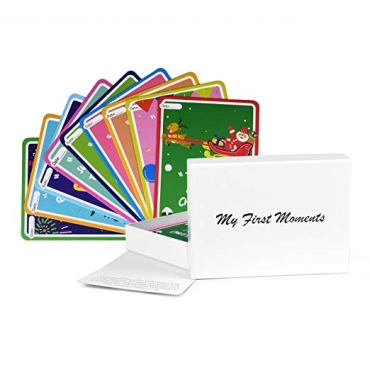 38 Baby Event Cards My First Moments Landmarks Cards for Girls and Boys Illustrated Cute Week Month Cards and Keepsake Box for Baby Showers Gift