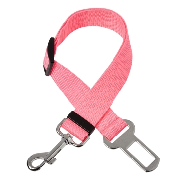 Ultra Pink Dog Seat Belt Adjustable Pet Car Seatbelt Dog Harness Safety Leads Cat Vehicle Travelling Leash 40cm to 53cm Dog Seat Belt for Car Dog