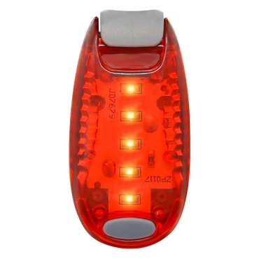 LED Safety Lights Clip On Flashing Strobe Light High Visibility for Running Jogging Walking Cycling for Kids Dog Bicycle Bike Lights Helmet Light Tail Light Hi Vis Armbands Running Armband-red