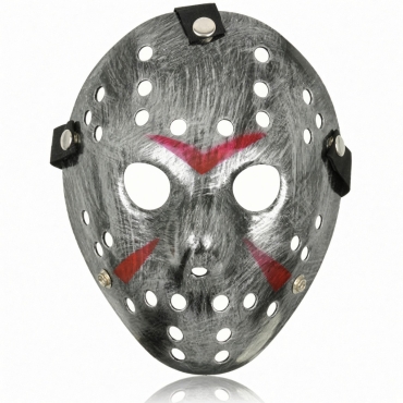 Ultra Silver Mask Halloween Killer Mask Hockey Mask Festival Hacker Masks Fancy Dress Costume vS Cosplay Horror Mens Womens Halloween Scary Face Mask Adult Masks Childs Masks