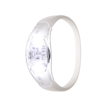 Ultra White LED Sound Activated Bracelet Light Up Flashing Bracelets Adult Children