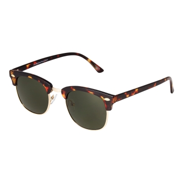 Ultra Tortoise Frame with Green Horizon Lenses Adults Half Rim Rimmed Classic Mens Womens Sunglasses Retro UV400 Glasses