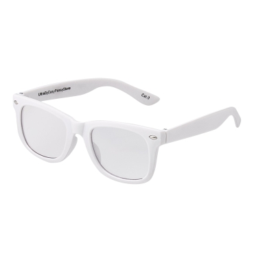 White Childrens Costume Glasses Classic Clear Lens Frames Boys Girls Kids Fancy Dress World Book Day Geek Hipsters Nerds Look Style