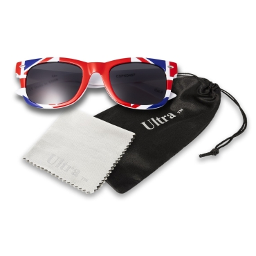 Ultra Great Britain/Union Jack Childrens Sunglasses UV400 Kids Glasses Girls Boys Retro Classic Shades Suitable for Ages 3 to 10 Years
