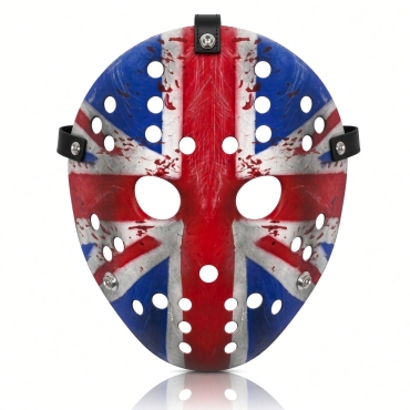 Ultra Hockey Mask Halloween Thermoplastic Horror Cosplay Killer Union Jack