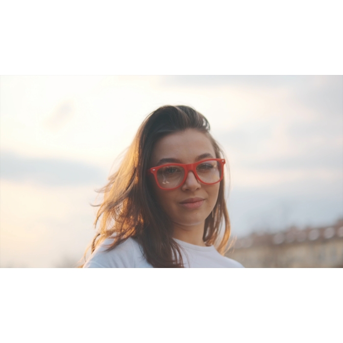 Red Costume Glasses For Adults - Clear Lens Nerd/Geek Glasses For Parties & Fancy Dress